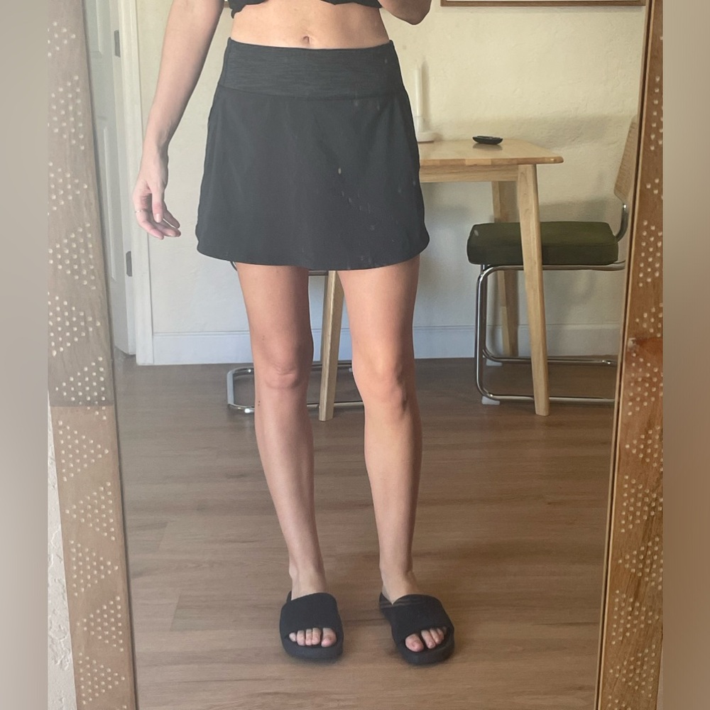 Outdoor Voices Black Skort